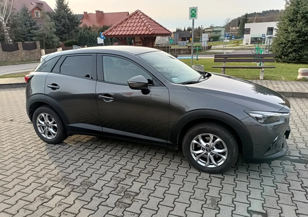 Mazda CX-3 cena 65000 przebieg: 67000, rok produkcji 2019 z Biecz małe 46